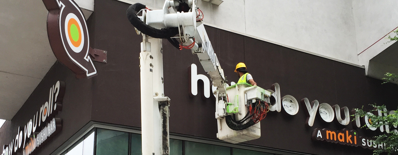 Spa and Nails Austin Neon Sign Maintenance