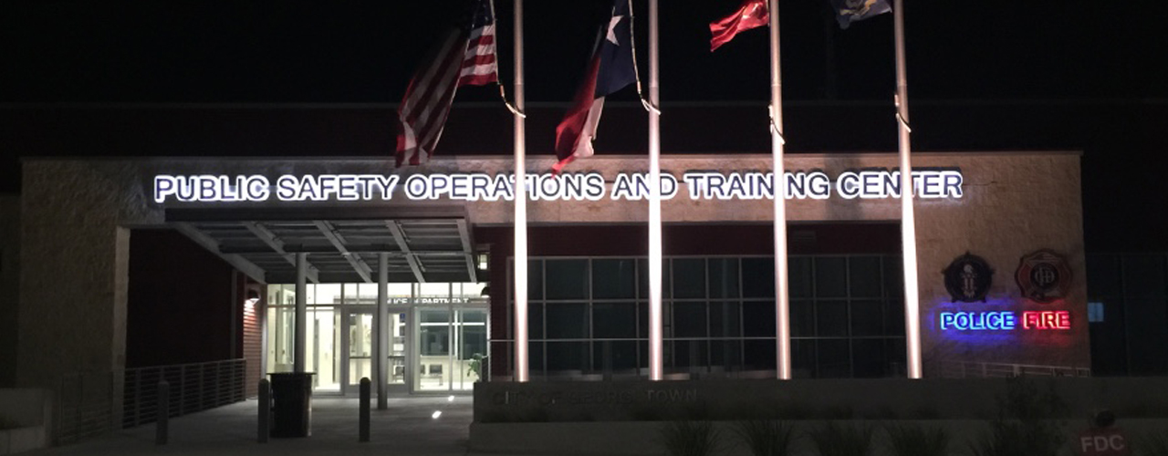 City of Georgetown Backlit Channel Letter Sign