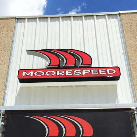 Moorespeed Channel Letter Sign Austin, Texas